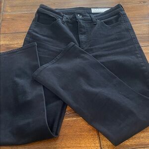 rag & bone Piper mid rise  Crop Bootcut Jeans Black size 28